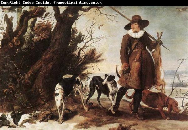 WILDENS, Jan Winter Landscape with a Hunter